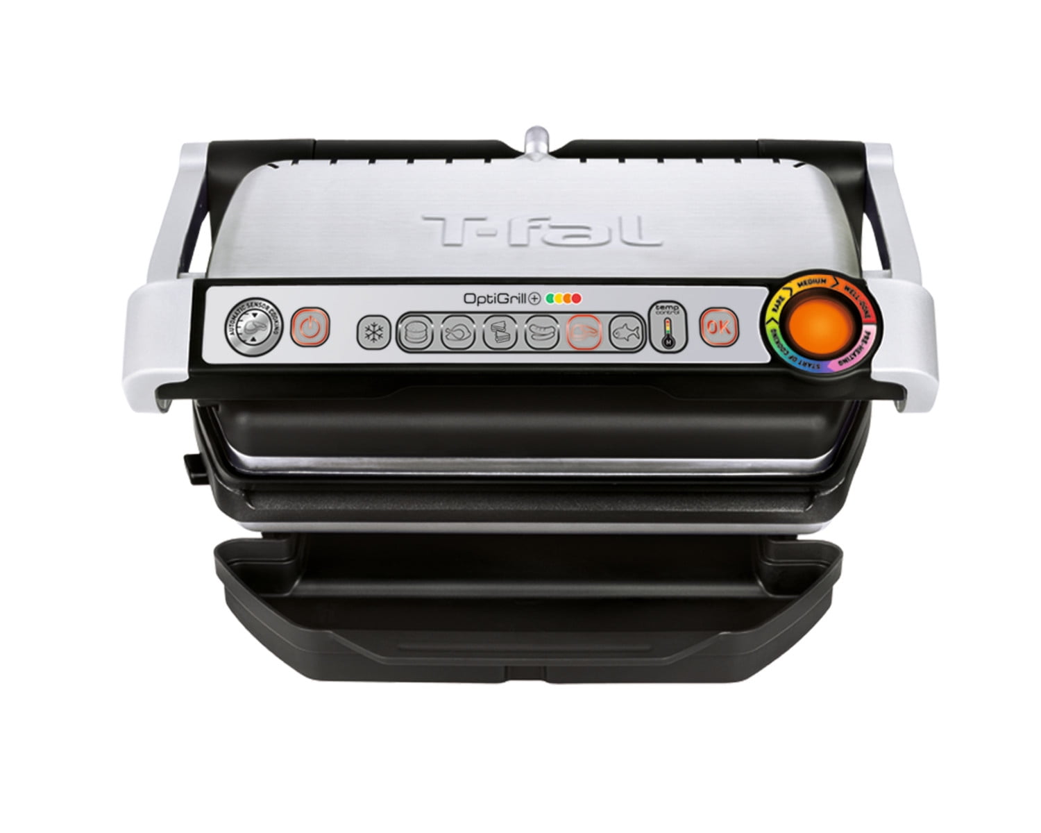 Ninja Sizzle Smokeless Indoor Grill with Nonstick Grill Plate, GR100 