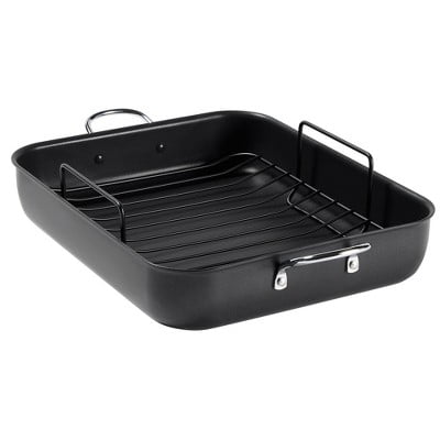 T-Fal Simply Cook 13"x16" Nonstick Roaster Black