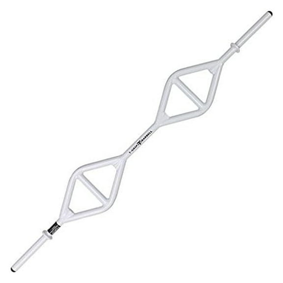 T-Grip Club Strength Lite Bar White with Parallel and Angled Grip Positions for Cardio Pump, Cardio Strength, Group Strength