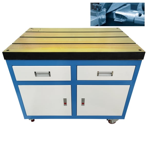 T-Groove Workbench Drawer Fixed Base Movable for Tapping Machine