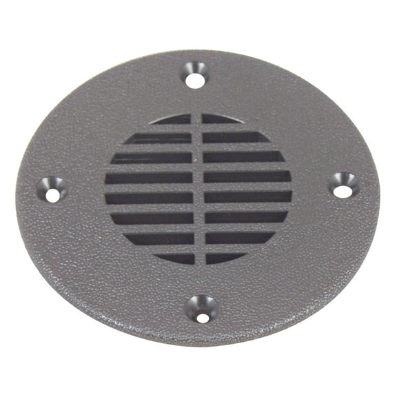 T-H Marine FD-2-DP Floor Drain And Vent Cover - Black, 2-1/2"