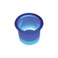 thumbnail image 1 of T-H Marine LED-LCH-BU-DP LED Lighted Stainless Steel Rim Drink Holder - Blue, 1 of 2