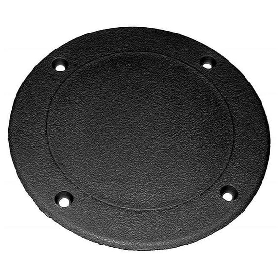 T-H Marine SDP-1-DP Screw Down Deck Plates, 5-5/8" - Black