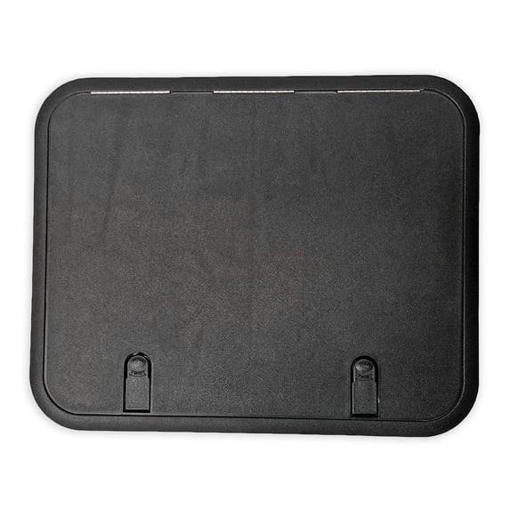 T-H Marine Designer Series Hatch Non Locking Boat Access Hatch Storage Compartment 11" x 15", Black