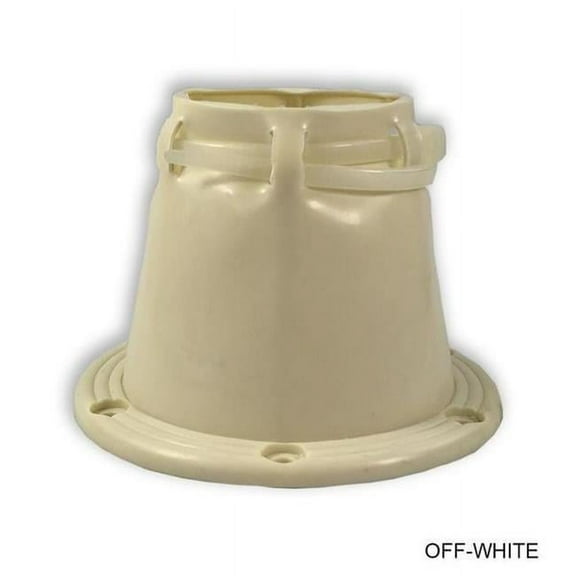 T-H Marine Supplies CB-1W-DP 3 in. Cable Boot, Off White - Pack of 12