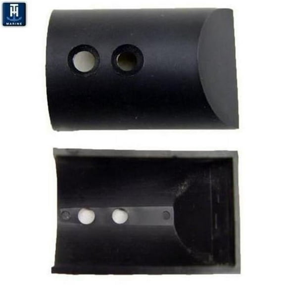 T-H Marine Supplies ECR-1-DP 1.5 in. Pair Molded End Cap, Black