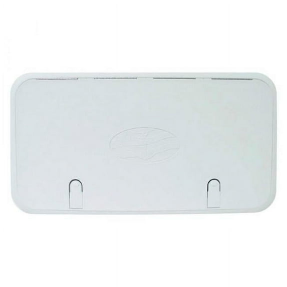 T-H Marine Supplies HDS-1330-2-DP 13 x 30 in. Designer Hatch with Rectangular Non-Locking - Polar White