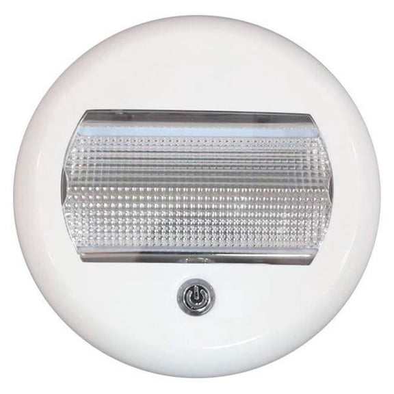 T-H Marine Supplies LED-32628-DP Round Indirect Touch Dome Light with Switch Clear Lens