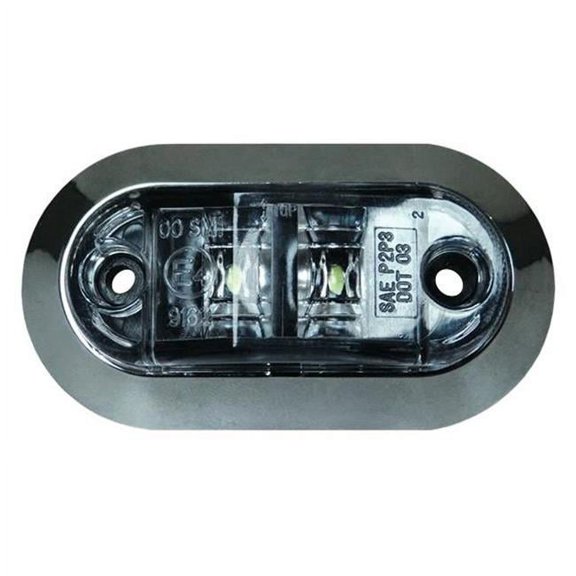 T-H Marine Supplies LED-39034-DP LED Accent Light with Chrome Bezel, Blue