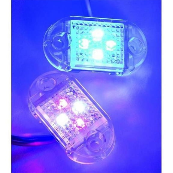 T-H Marine Supplies LED-39116-DP 4 Diode LED Mini Accent Combo, Red & White