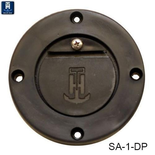 T-H Marine Supplies SA-1-DP Scupper Adapter with Flapper, Black