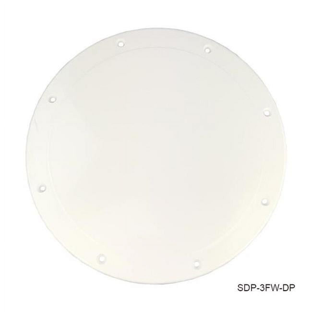 T-H Marine Supplies SDP-3FW-DP 10 in. Screw Down Plate, Fish White