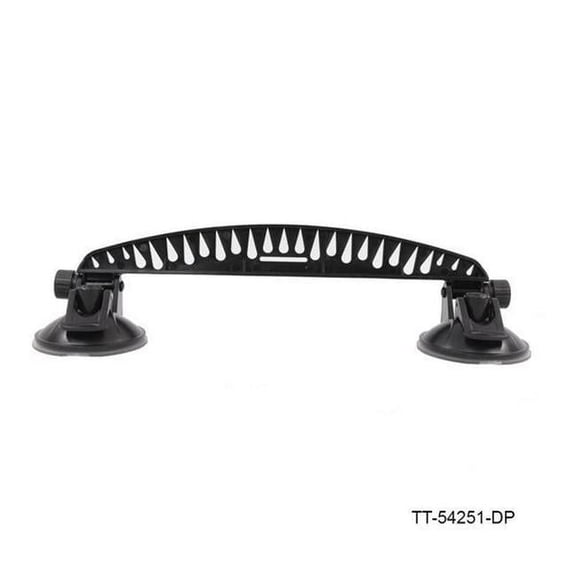 T-H Marine Supplies TT-54251-DP Large Lure Rack with Suction Cup Mounts, Black