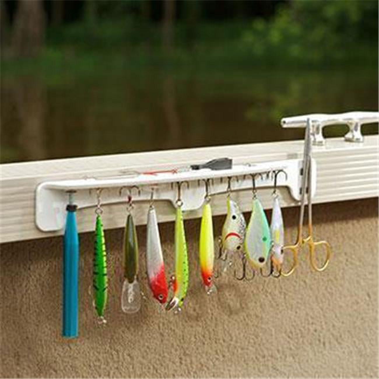 Pack of 5 Fishing Lure Display Stands, Acrylic Fishing Lure Display Stands  Clear Larger Fishing Lures Easels, for Baits Lure Display,Set Accessories