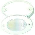 thumbnail image 1 of T. H. Marine Supply White Oval Boat Courtesy Light with Mount Boat Utility Light, 1 of 4