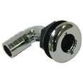 thumbnail image 1 of T-H Marine  TH1590CPDP; Thru Hull 1-1/2 Inch90D Chr Plat, 1 of 2