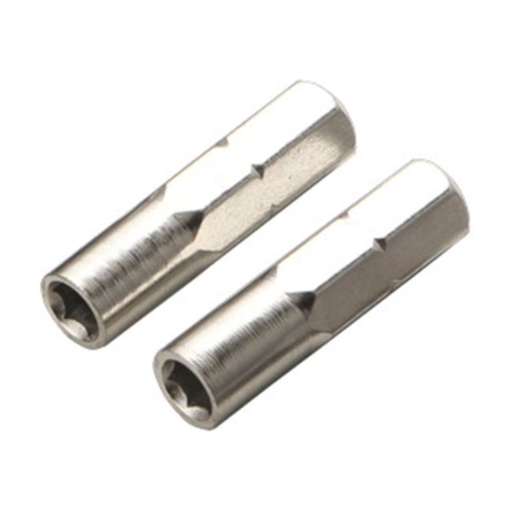 T-HOTLYST 2Pcs High Performances 6.35mm to 4mm Converter with Magnetic Grip Screwdriver Bit Adapter Tool for Enhances Efficiency