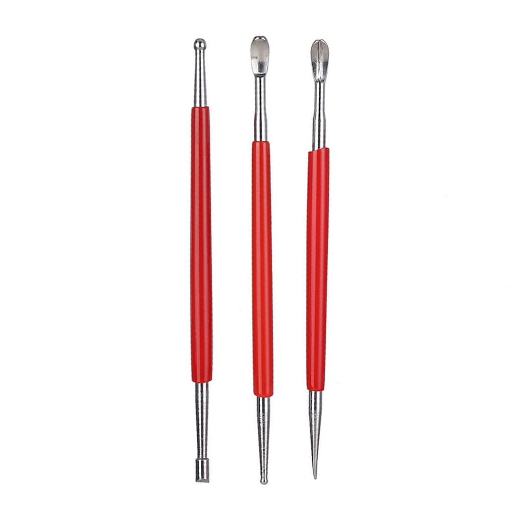 Modelling Spoon T-HOTLYST 3/5/8 Pcs Leather Craft Tool Modeling Point Styluses ...