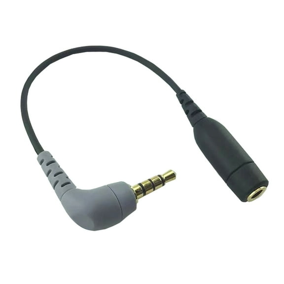 T-HOTLYST 3.5mm to TRRS Microphone Cable Adaptor Clearly Sound Conversion Connecting Microphones to Various Multimedia Device