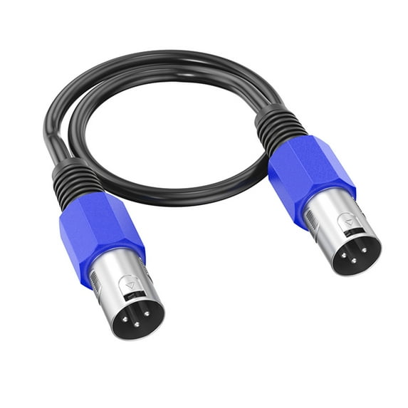 T-HOTLYST 3Pin Auditory Extension Cable,Male to Male Connection Enhances Sound For Mixer Amplifiers Microphones Line