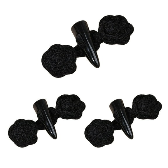 T-HOTLYST 3pack Durability Resins Horn Buttons Coats Sweaters Buttons Sewing Buttons for Halloweens, Masquerades, and Daily Wear