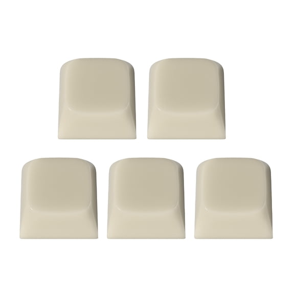 T-HOTLYST 5pcs XDA Keycaps Quality PC Jade Like Finish Keycaps Smooth Texture for Mx Switches Mechanical Keyboard Accuracy Layouts