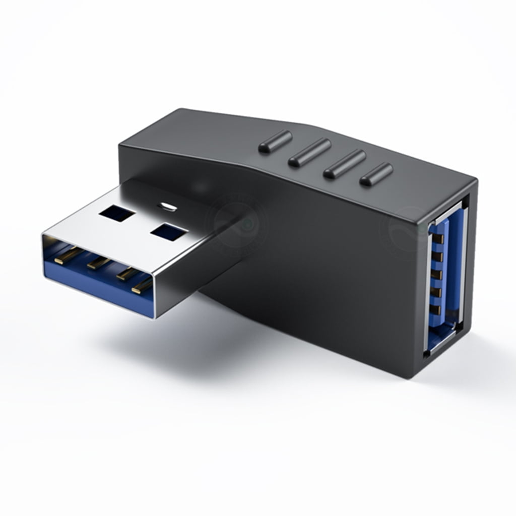T-HOTLYST 90 Degree USB 3.0/USB 2.0 to USB 3.0/USB 2.0 Adapter 10Gbps ...