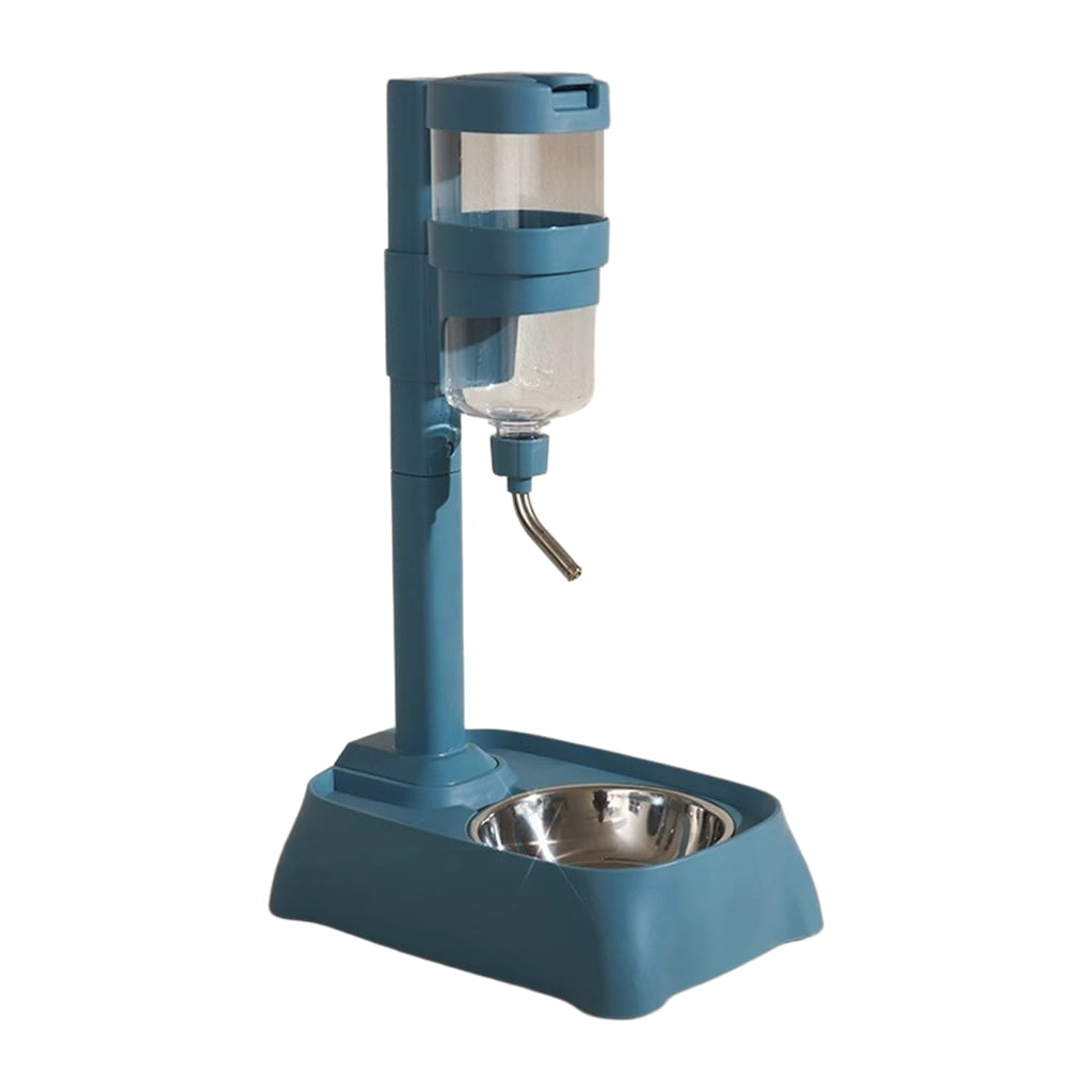 T-HOTLYST Adjustable Pet Water And Food Bowl With Adjustable Drinking Height For Different Sized Pet Large Capacity