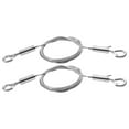 thumbnail image 1 of T-HOTLYST Adjustable Stainless Steel Picture Hanging Wire Set 2 Pack with 1m and 2m Hook for Art Frame Mirrors Holds Up to 100lbs, 1 of 8