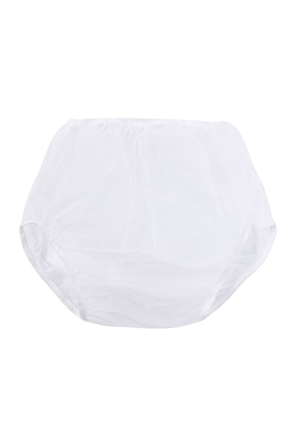 Adult Incontinence Plastic Pants Water Resistant Reusable Diaper Cover Leakproof Underpant Special Need Underwear Briefs
