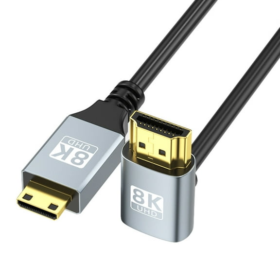 T-HOTLYST Advanced 8K@60Hz Mini HDMIcompatible to HDMIcompatible Connection Video Cable for Professional Photography and Video Recording