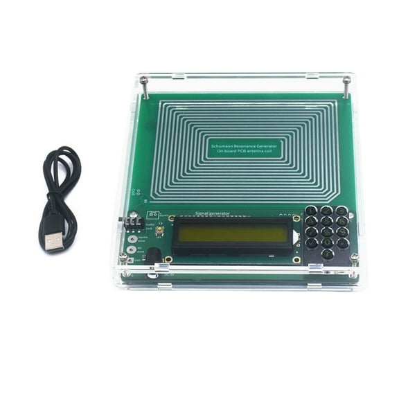 T-HOTLYST DC5V 7.83Hz Schumann Generator 0.01-30000Hz Resonator Sound Frequency Machine for Computers and Offices Durability