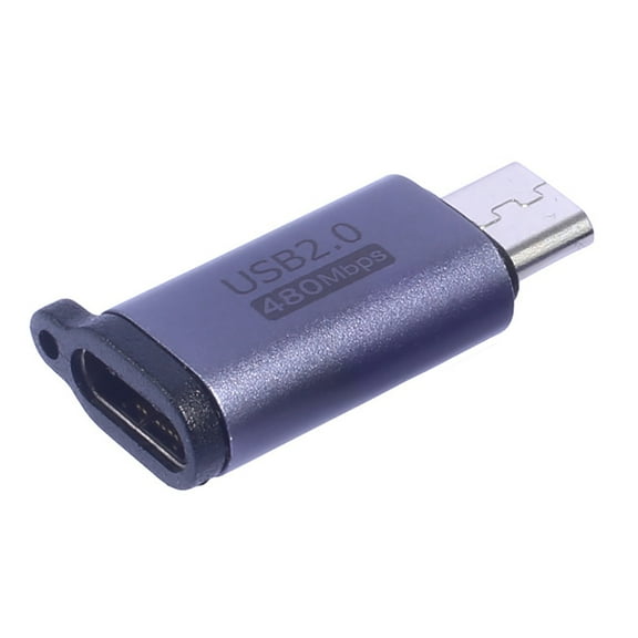 T-HOTLYST Fast Data Transfer USB C Female to Micro USB Male Adapters Type C Female to Micro USB Male Converters Charge & Data Sync