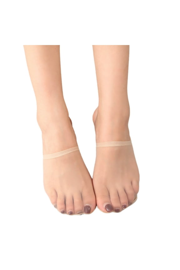 Forefoot Socks for Women High Heel Half Socks See Through Mesh Half Sock No Show Liner Invisible Toe Cover Toe Top Socks