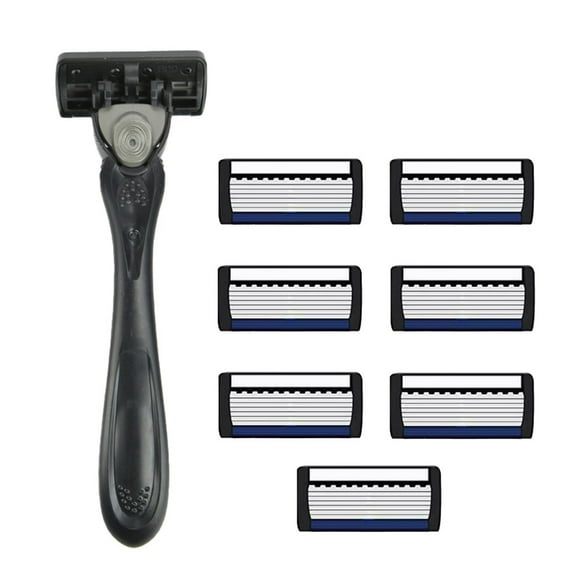 T-HOTLYST Men Seven Layer Razors Waterproof Manual Razors Shaving Razors Easy to Use Manual Shaver for Shower Bath Daily