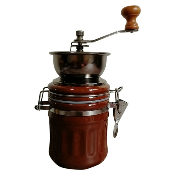 T-HOTLYST Mini Vintage Coffee Grinder for Decoration and Practical Use Coffee Mill Perfect for Coffee Enthusiasts and Traveler