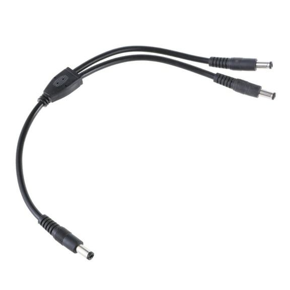 T-HOTLYST Multiple Use DC5525 Y Splitter Cable 5.5x2.1MM Connectors Efficient Power Distribution for Electronics Power Supply Cord
