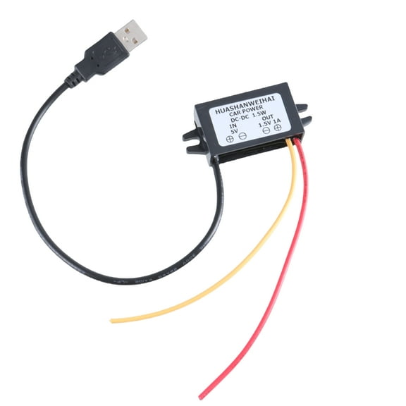 T-HOTLYST Multipurposed 5V USB to 1.5V Power Adapter, USB to Open End Wire Conversion Power Supply Module Replace 1xLR03 LR6 LR14