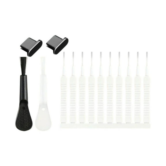 T-HOTLYST Phone Charging Port Cleaning Set Anticlogging Mini Brushes Suitable For Phone Speaker Receiver Tablet Camera Maintenance