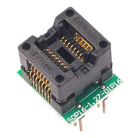T-HOTLYST SOP16 To DIP16 IC Programmer Socket Converters Adapter Module For Chip Programming And Testing Applications Test Socket