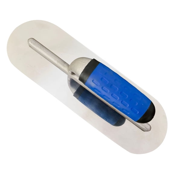 T-HOTLYST Stainless Steel Rounded Edge Trowel Drywall Tool For Smooth Plastering Ideal For Professional Masons And DIY Enthusiasts