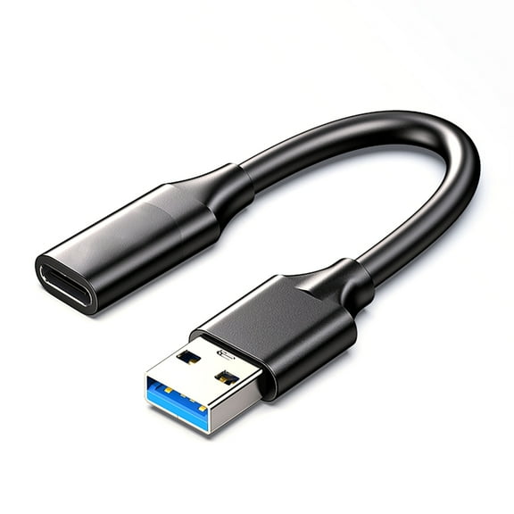 T-HOTLYST USB 3.2 Male To Type C Female Adapter Cord Deliver 10Gbps Speed For Data Transfer And Charging On Multiple Devices