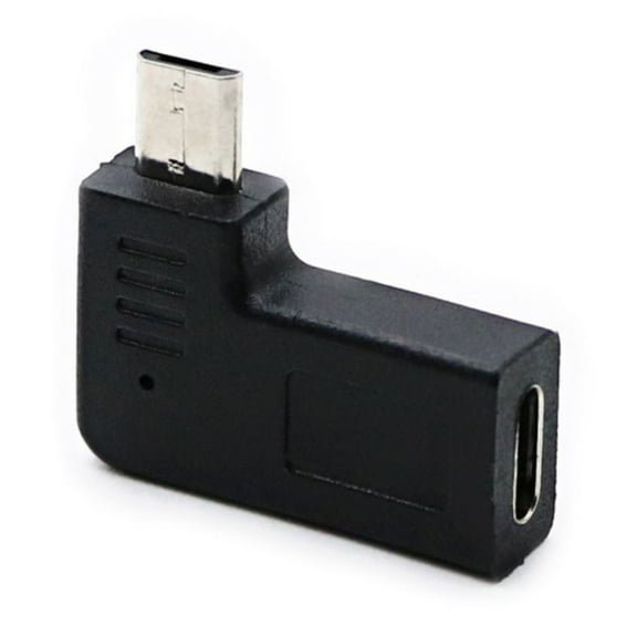 T-HOTLYST USB C To Micros USB Adapter Right Angle Type C Connectors For Convenient Use In Tight Space Charging & Syncing Converter