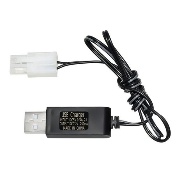 T-HOTLYST USB Charge Cable for 3.6V 4.8V 6V 7.2V LiPo & Lithiums Batteries,with SM2P/JST/KETPlug RemoteControl Toy Charge