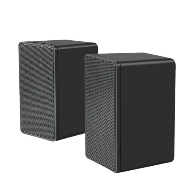 T-HOTLYST USB Wireds Speaker Stereo Subwoofer Sound Box 3.5mm Input USB Power Computer Speaker for Desktop PC