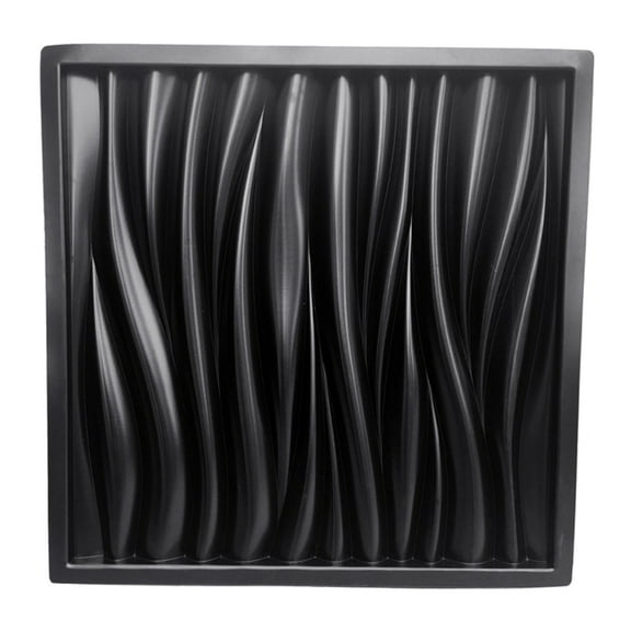 T-HOTLYST Wave Pattern Wall Concrete Cement Plaster Mold Plastic Brick Stone Tiles DIY Manual Garden Lawn for Path Paving Pavement