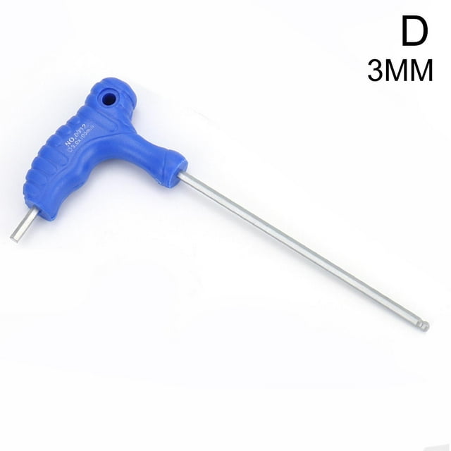 THandle Allen Wrench Ball End Hex Key Set Long Arm T4 1.510mm Z3O7