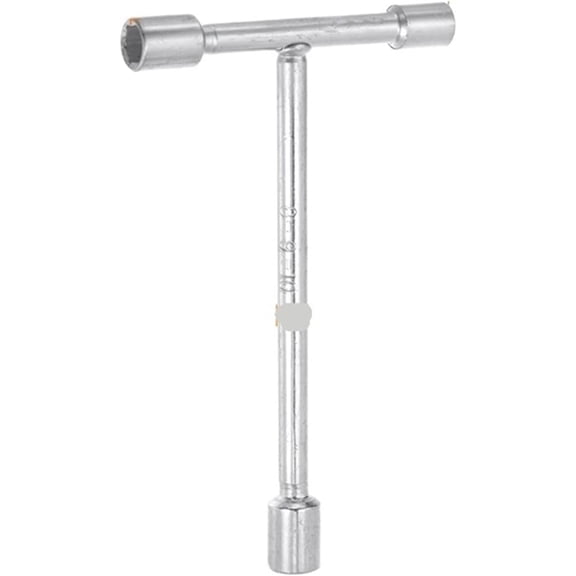T Handle Bicycle 3 Way Wrench Socket Spanner for Cycling Repair Wrenches Hand Tools for General Repairing, Pipeline, Bicycle