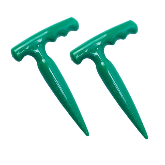 T-Handle Garden Dibber for Garden Seeding Dibbler Planter Tool Seeding Dispenser Digging Planting Bulb Planter