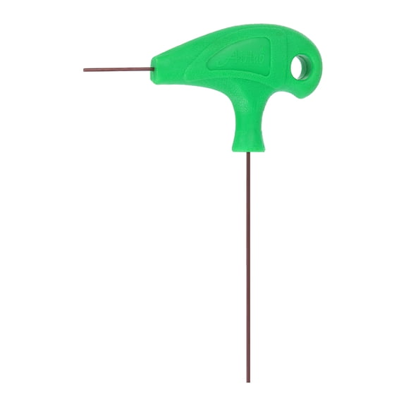 T-Handle Hex Key Wrench 1.5mm Metric S2 Steel Plastic Handle T-Key Inner Hexagon Wrenches Spanner Repair Tool for Automotive Household Maintenance, Green